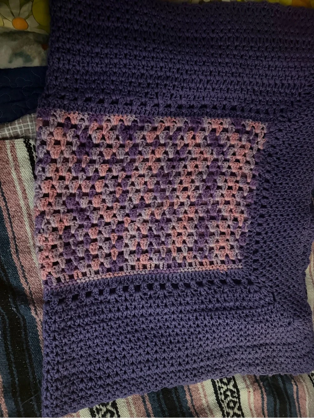 handmade crochet blanket